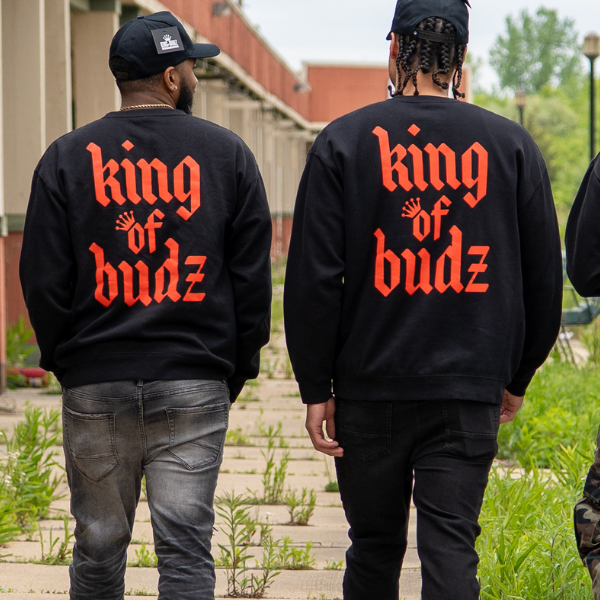Red & Black Crew Neck
