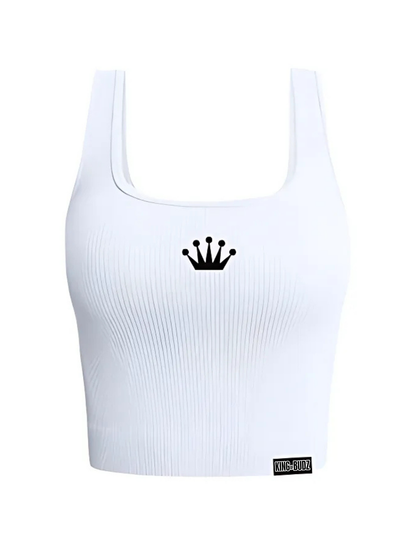 Crown Tank Top - White