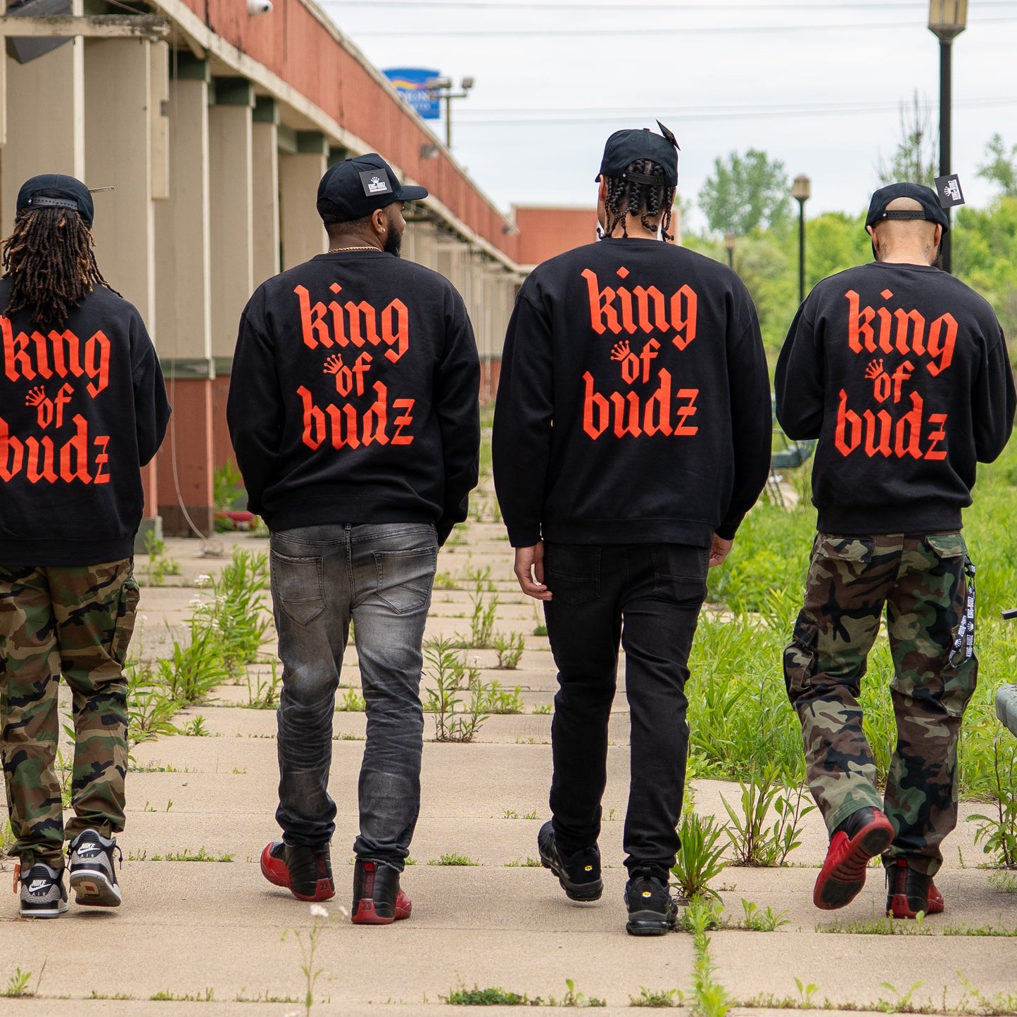 Red & Black Crew Neck
