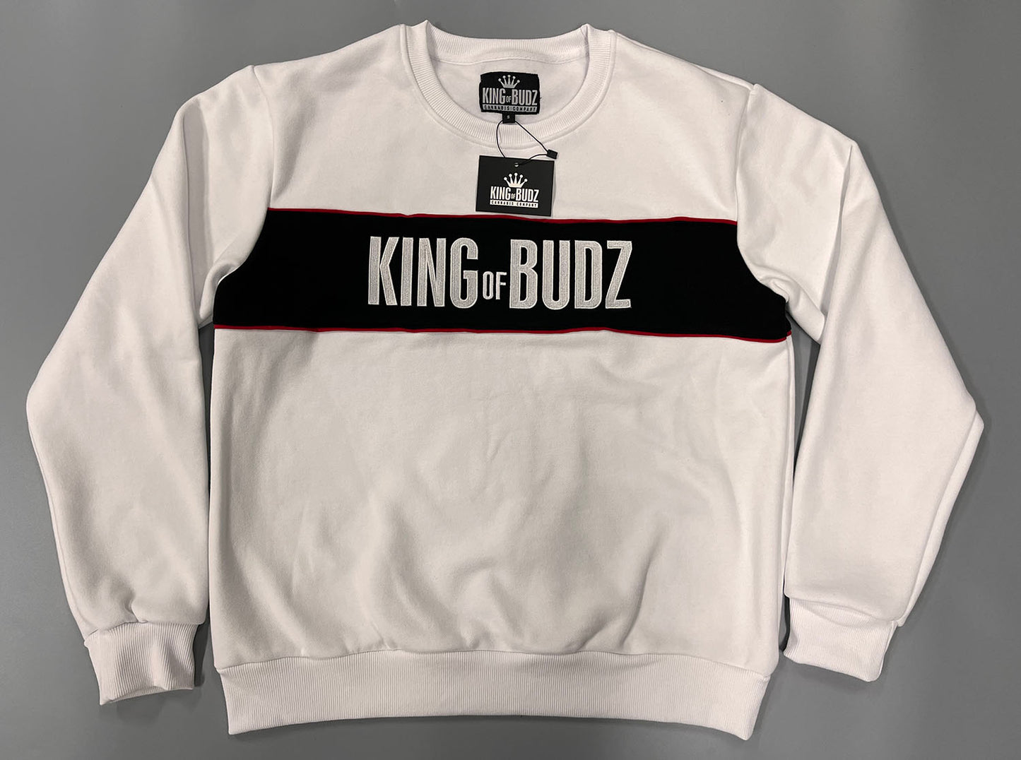KOB White Crewneck