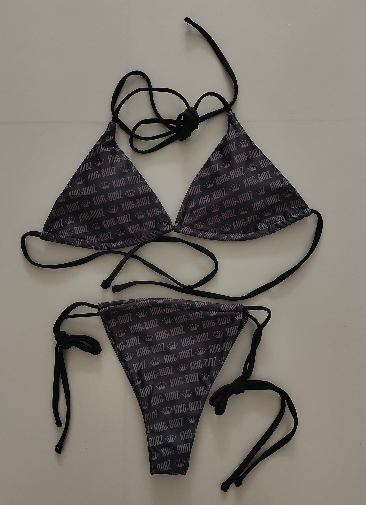King of Budz Bikini - Gray/Black