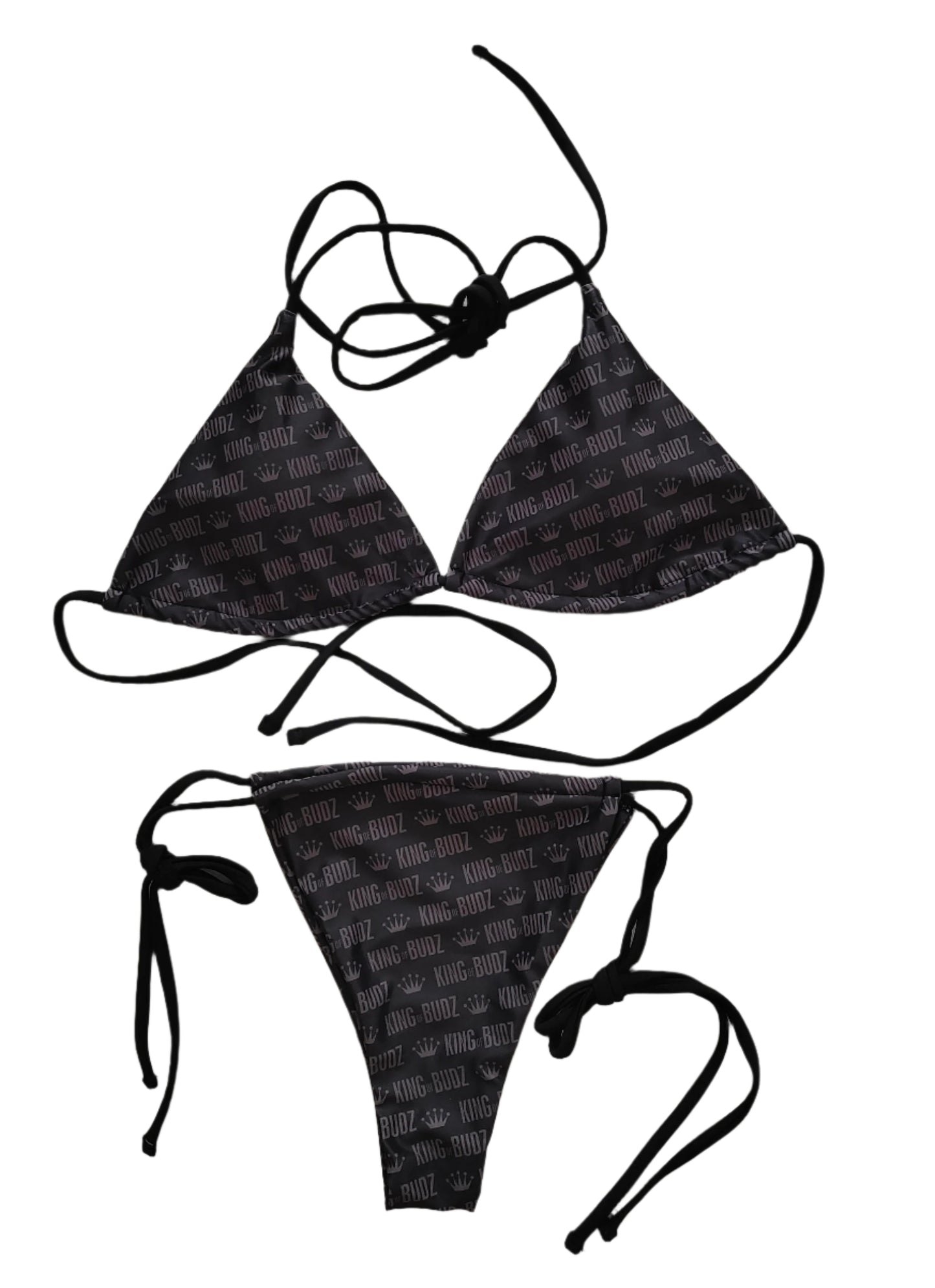 Gray & Black Bikini