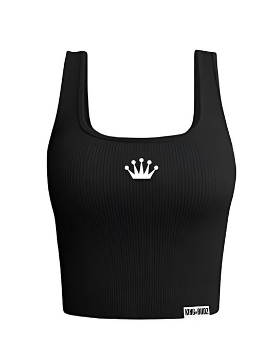 Crown Tank Top - Black