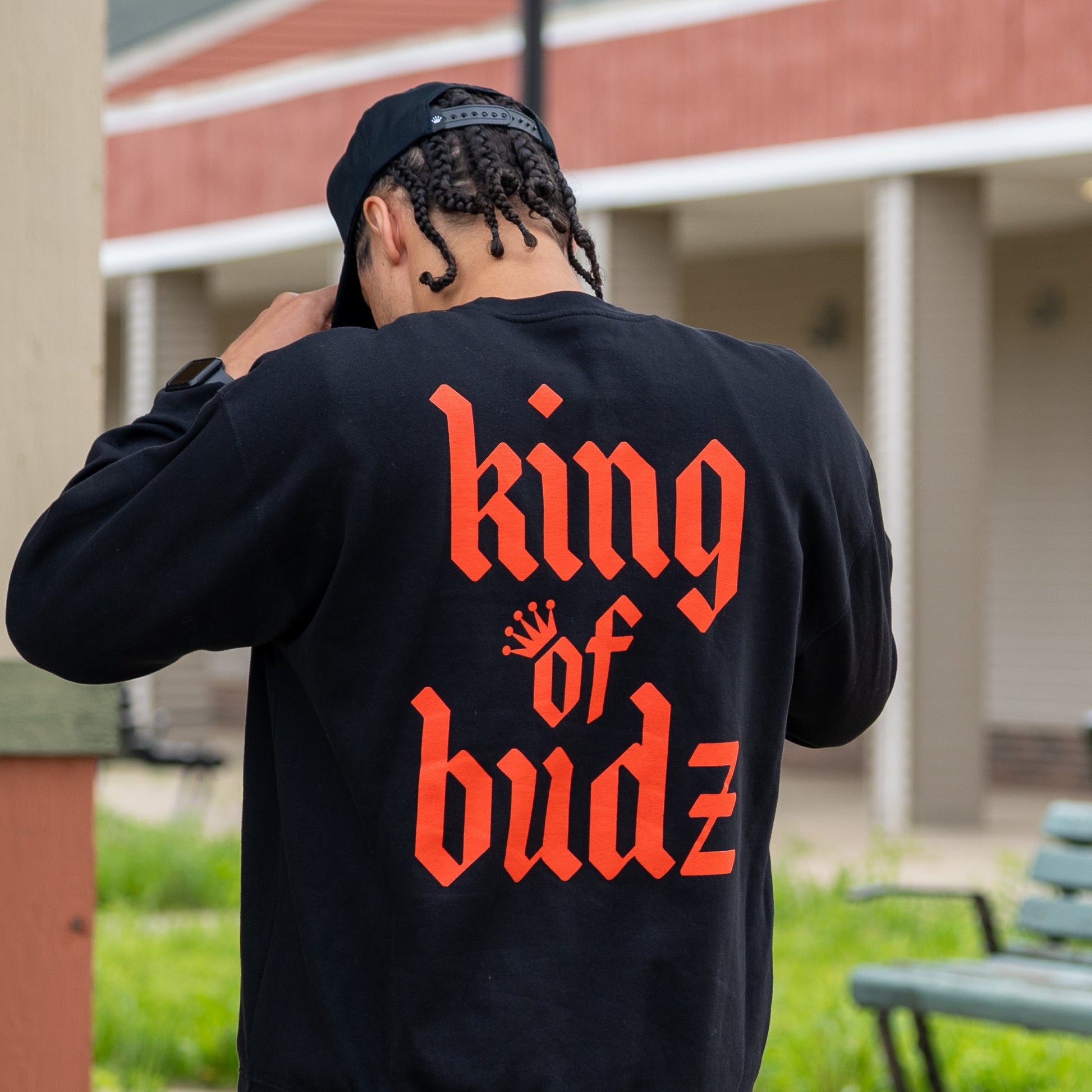 Snap Back Hat with Crown Logo 