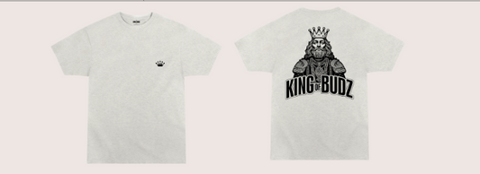 King of Budz King T-Shirt - Gray