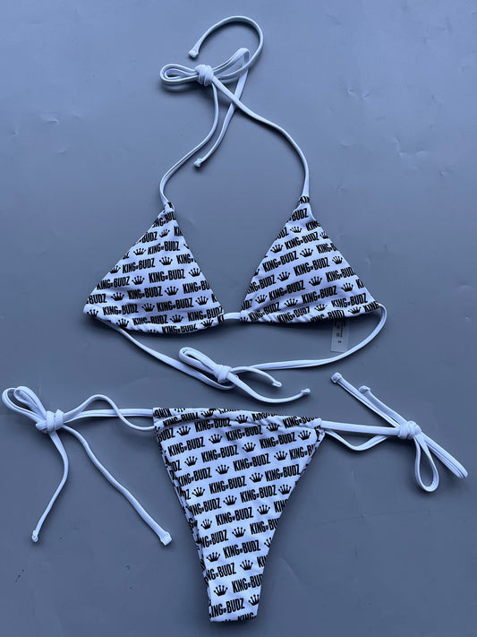 King of Budz Bikini - White/Black